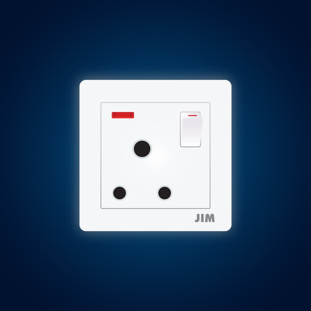 15A Switched Socket with Indicator